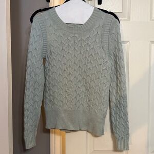 J.Crew Wool Blend Cable Knit Sweater
